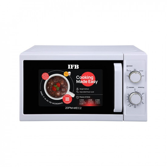 IFB 20 Litre Solo Microwave Oven 20PM-MEC2 White