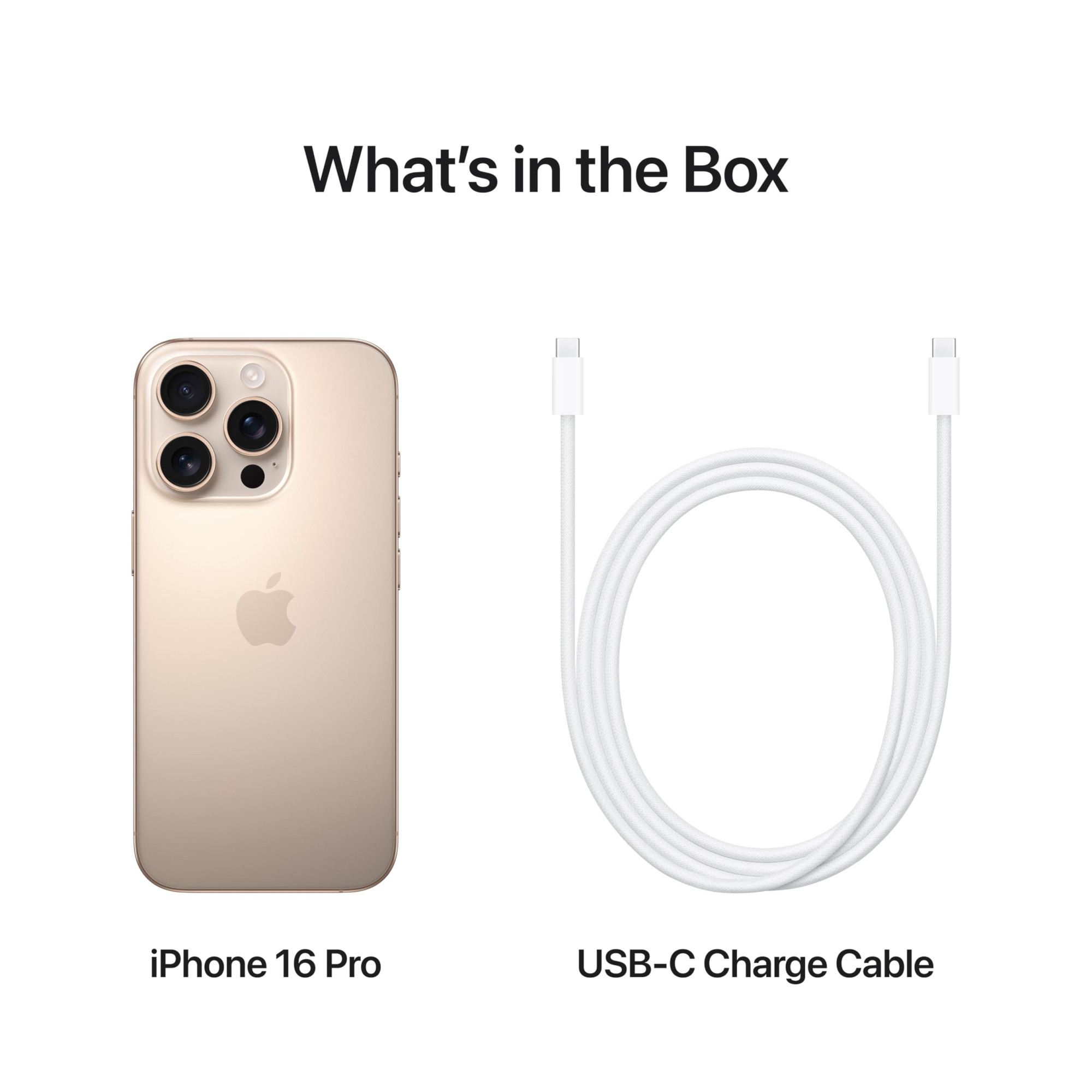 iPhone 16 Pro 256 GB 5G Smartphone Camera Control 4K 120 fps Dolby Vision Enhanced Battery Life AirPods Compatible Titanium Dune Finish