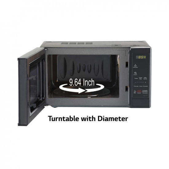 LG QuickHeat 20 Solo Microwave Oven Black