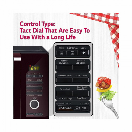 LG 32 L Convection Microwave Oven MC3286BRUM