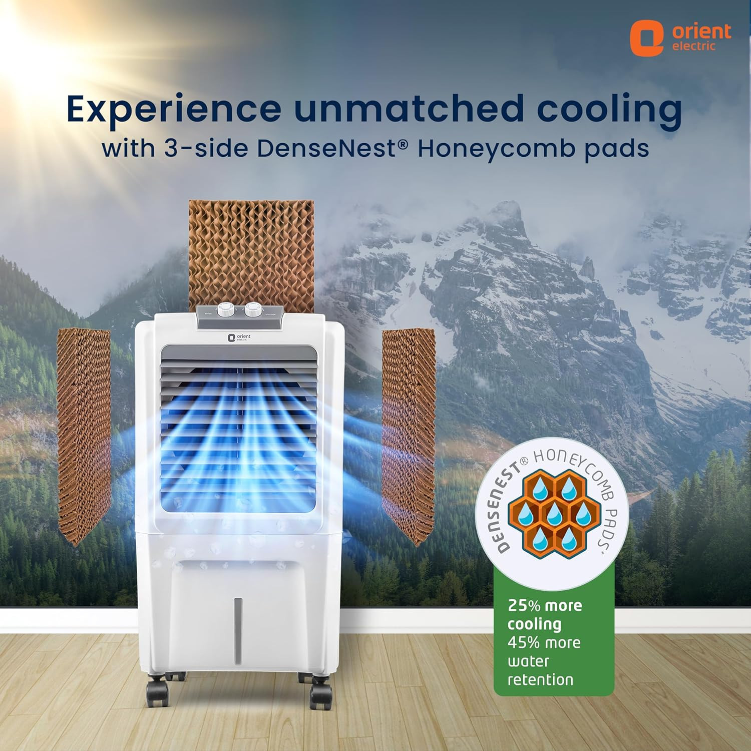 Orient ArcticFlow 40 Portable Home Air Cooler