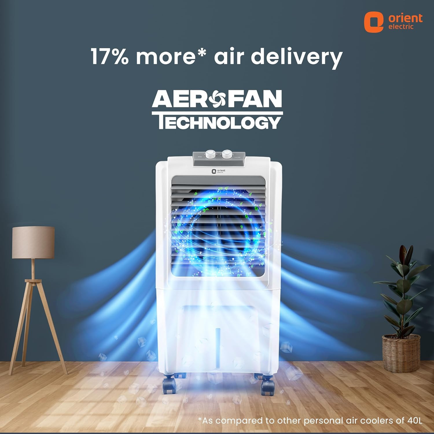 Orient ArcticFlow 40 Portable Home Air Cooler