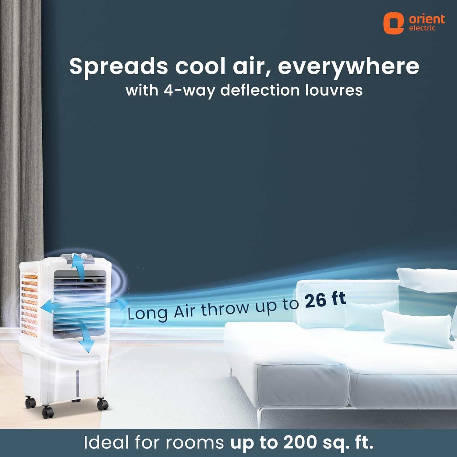 Orient ArcticFlow 40 Portable Home Air Cooler