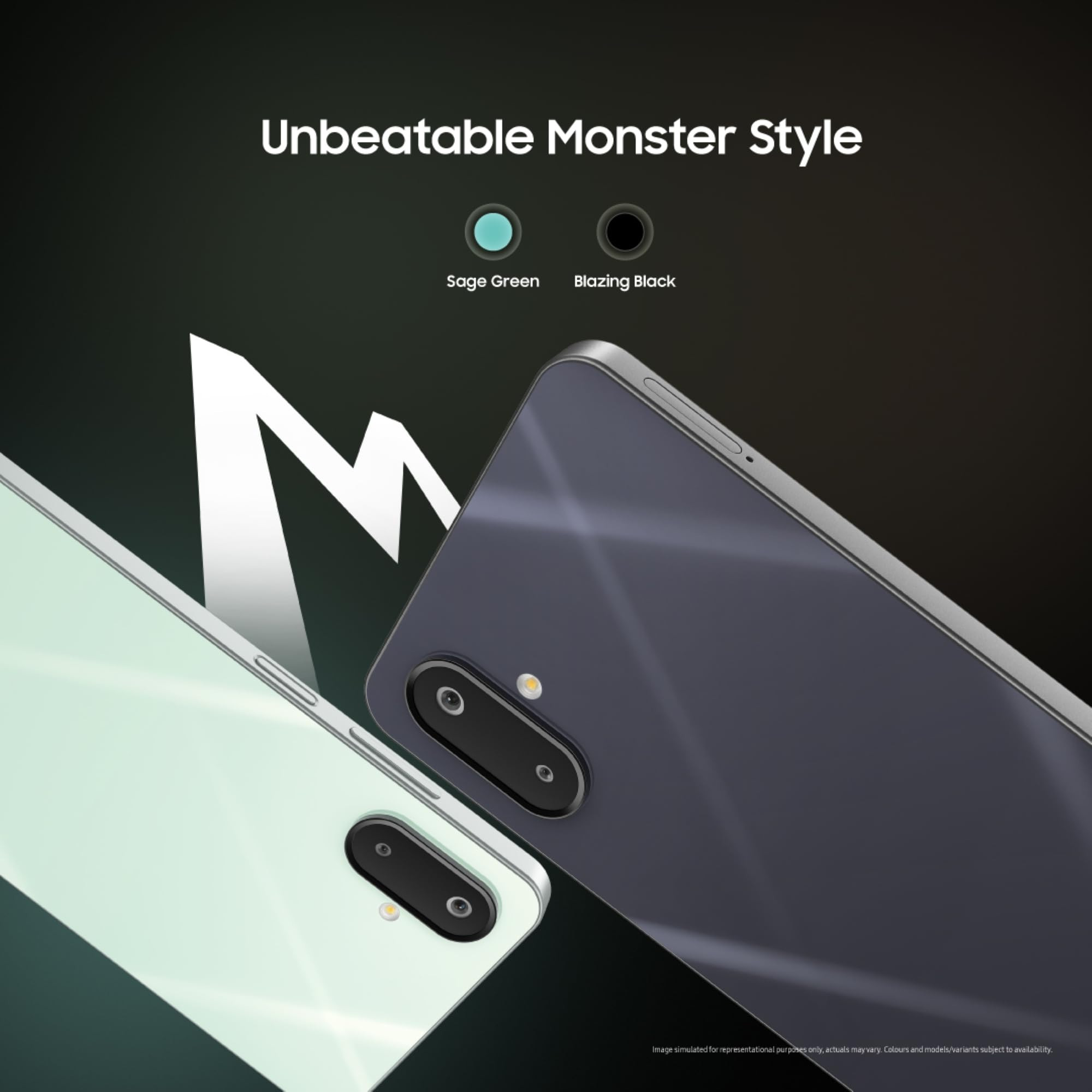 Samsung Galaxy M06 5G Olive Glow 6GB RAM 128GB Storage MediaTek Dimensity 6300 AnTuTu Score 422K 12 5G Bands 25W Fast Charging 4 Years of OS Upgrades Charger Not Included