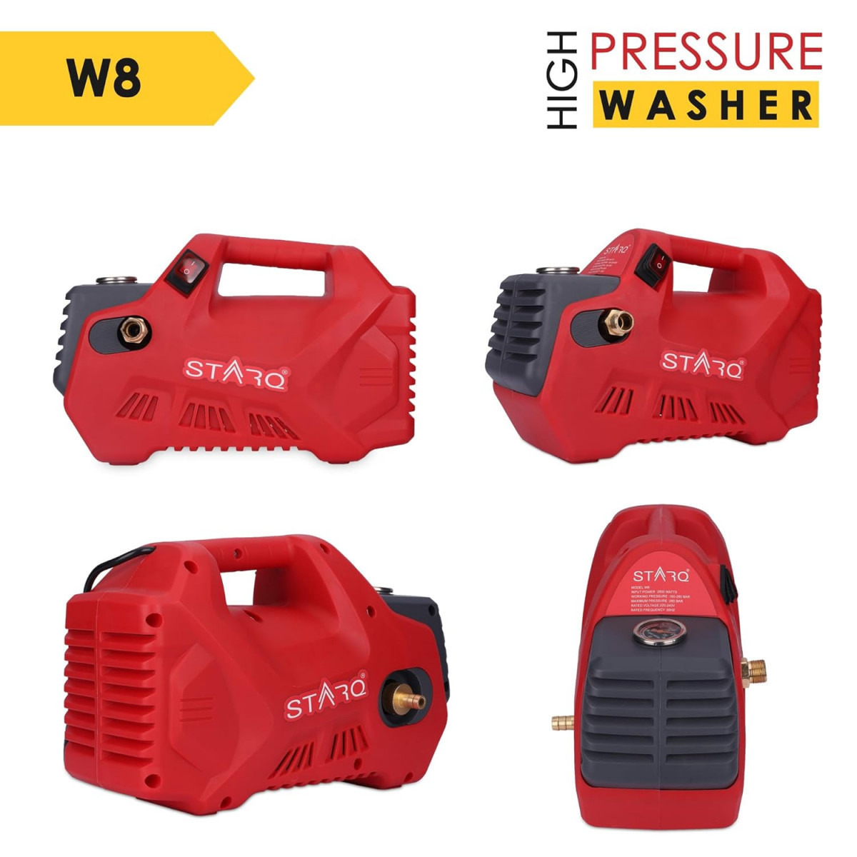 STARQ PowerJet W8 280 Bar 2800W Beast