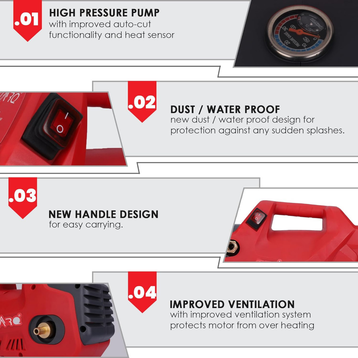 STARQ PowerJet W8 280 Bar 2800W Beast