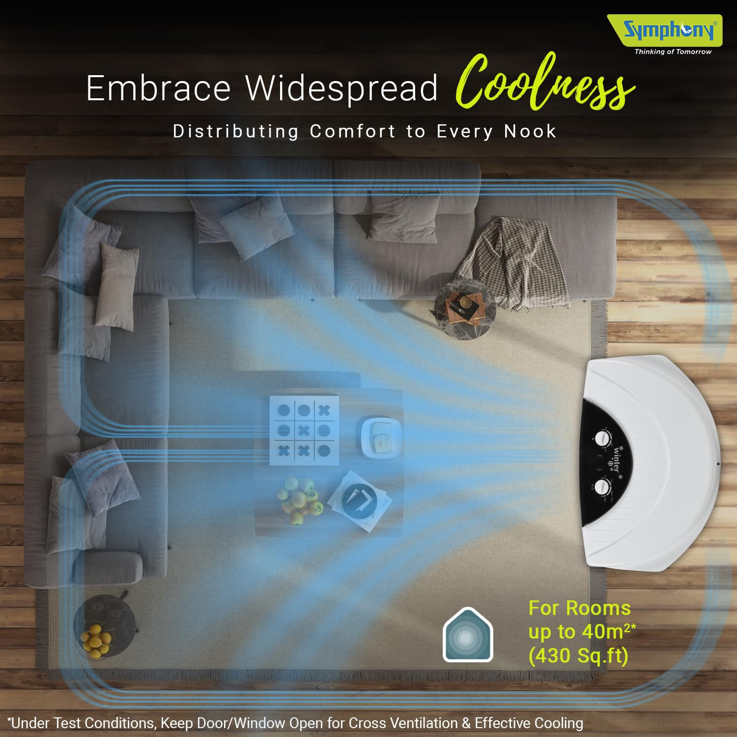 Symphony ChillPro 80XL Large Room Cooler