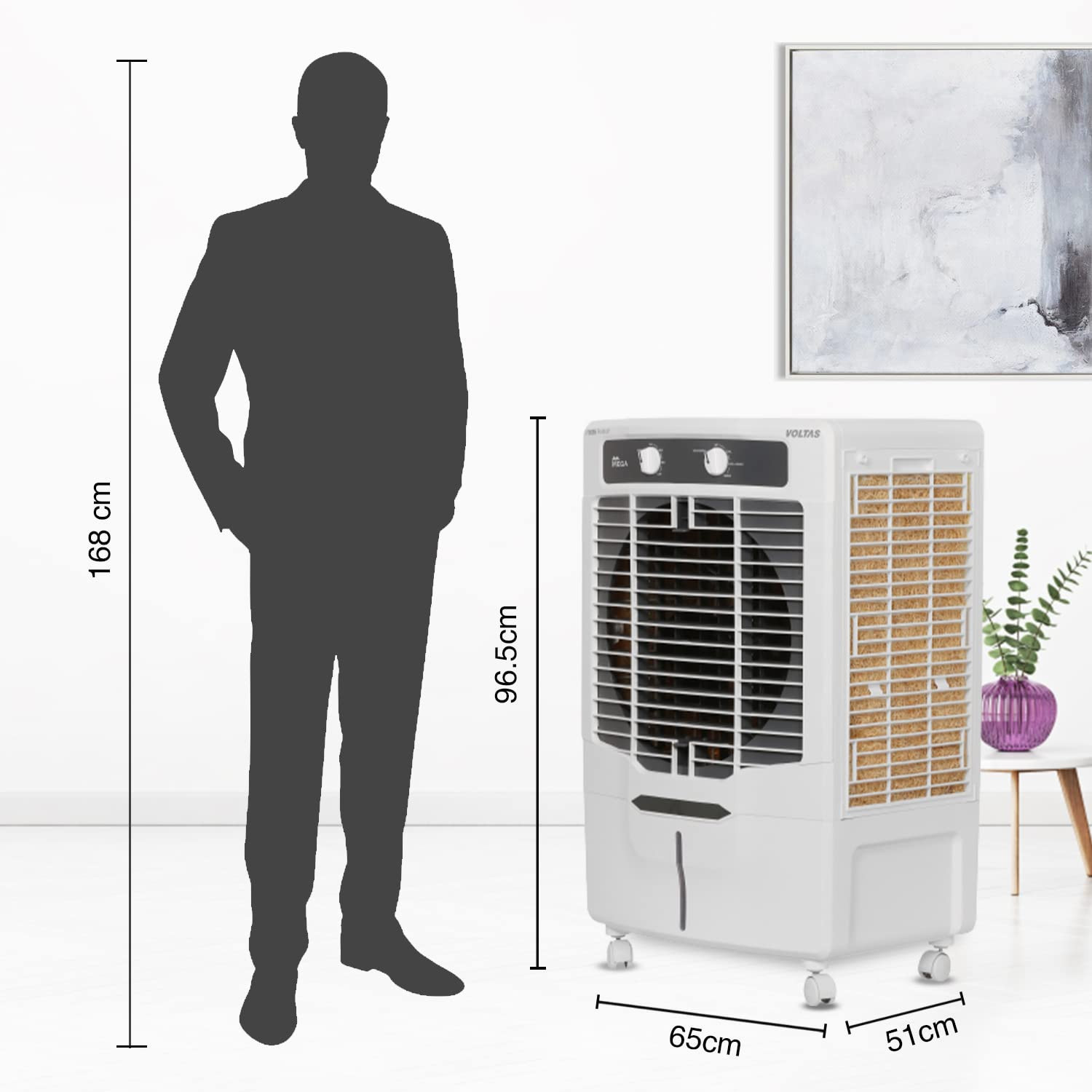 Voltas CoolTitan 70 DualPad Air Cooler