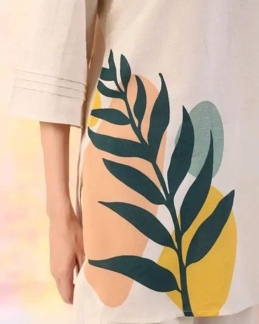 Off-White Floral Co-ord Set