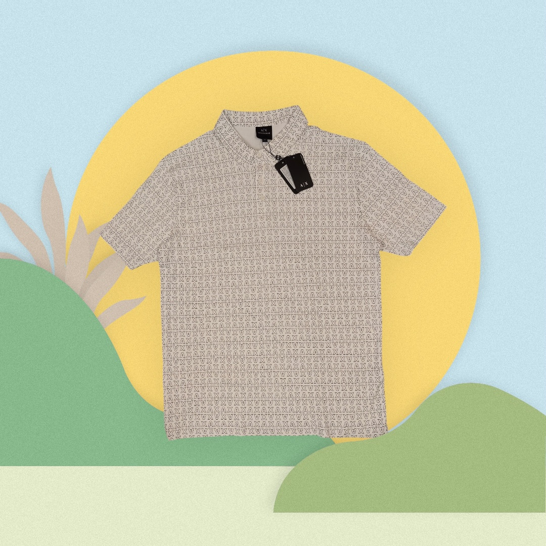 Armani Exchange White printed