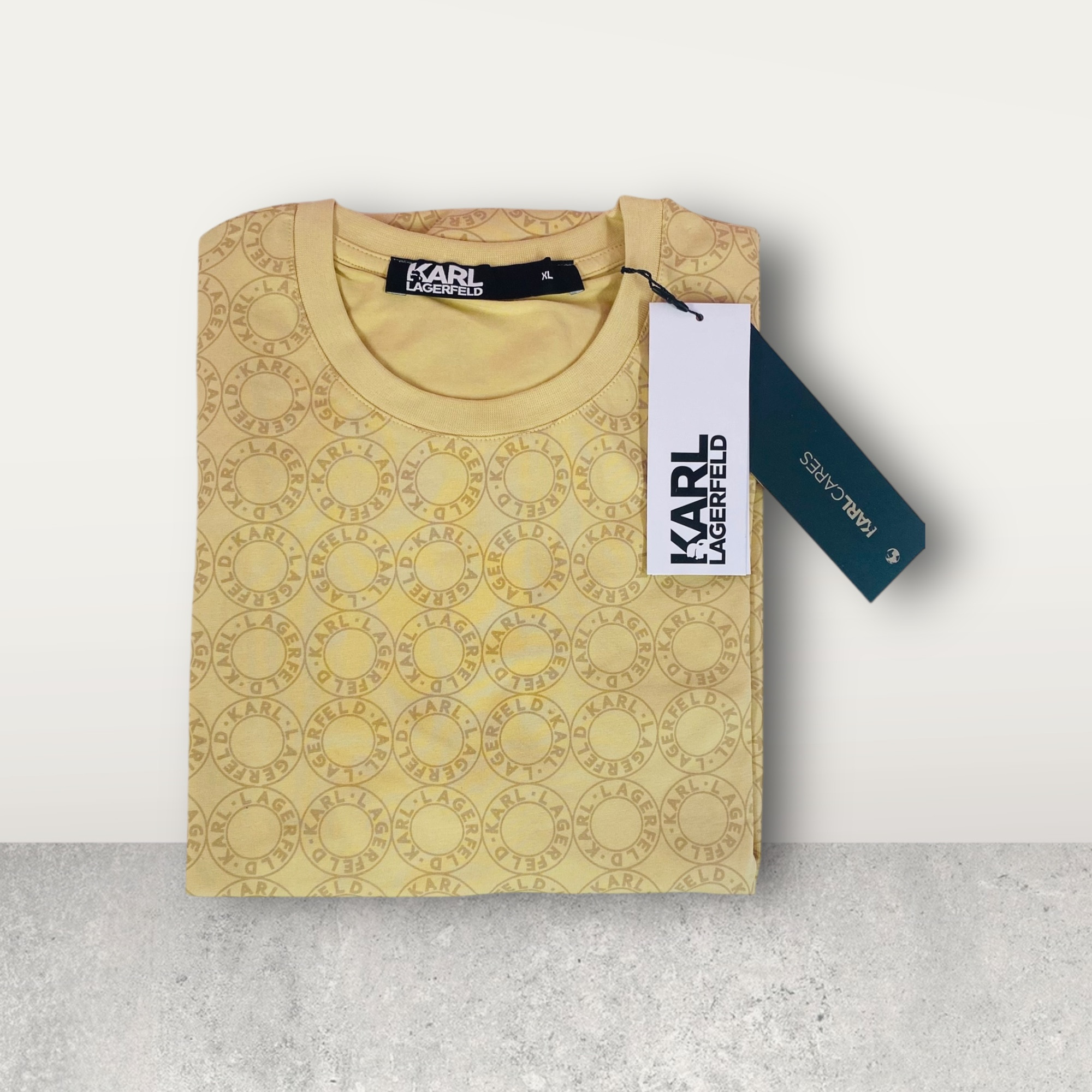 Karl Lagerfeld Beige Printed