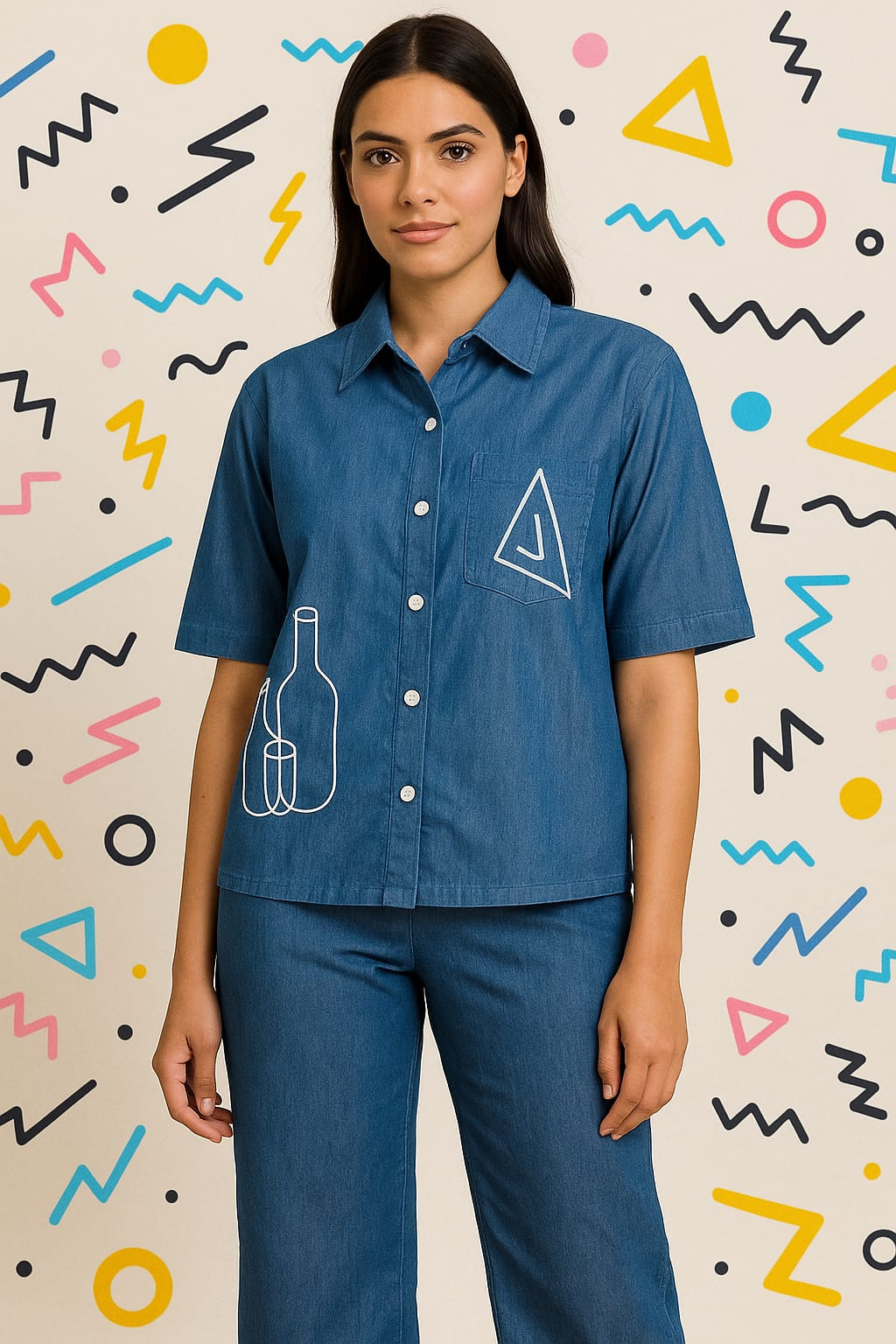 DENIM BLUE CO-ORD SET