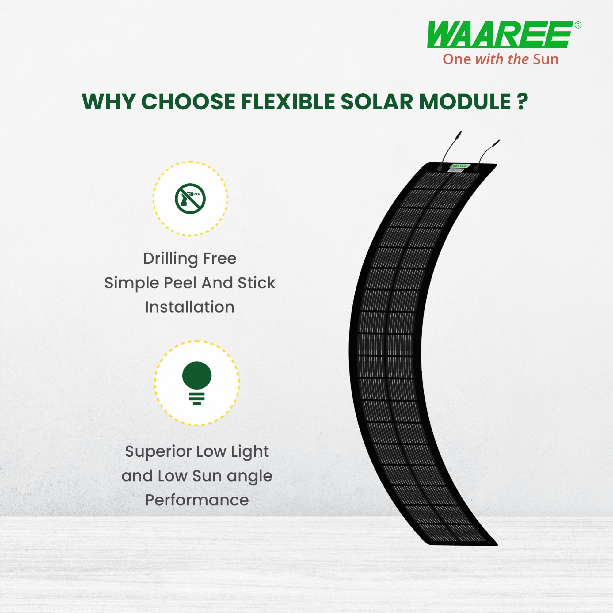 Solar Flexible Panel WFLW-125-36L