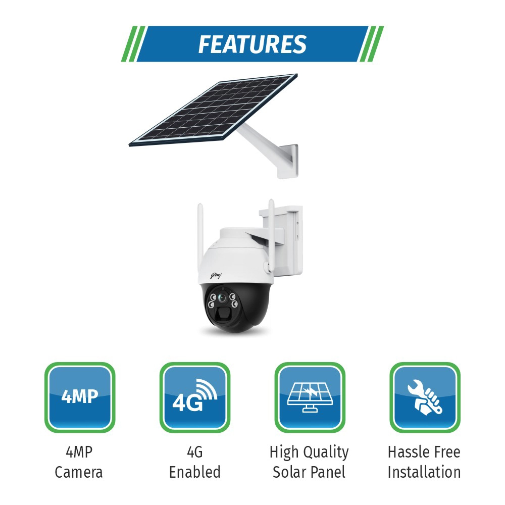 Godrej Ace Pro Solar Powered CCTV Camera