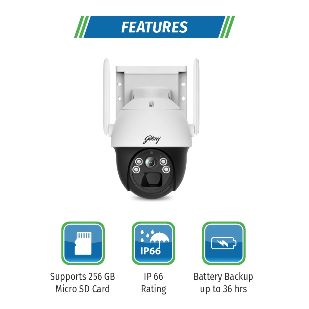Godrej Ace Pro Solar Powered CCTV Camera
