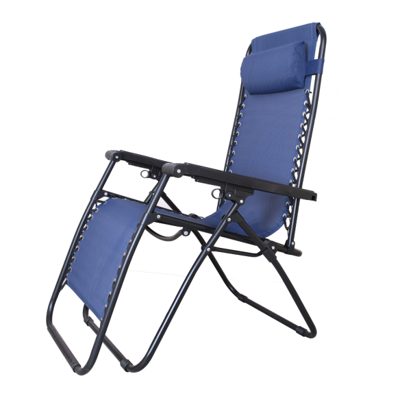 Equal Adjustable &amp; Folding Zero Gravity Lounge Chair Recliner(Blue)