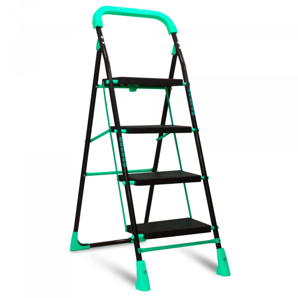 Foldable step ladder for home 4 step power ladder Equal