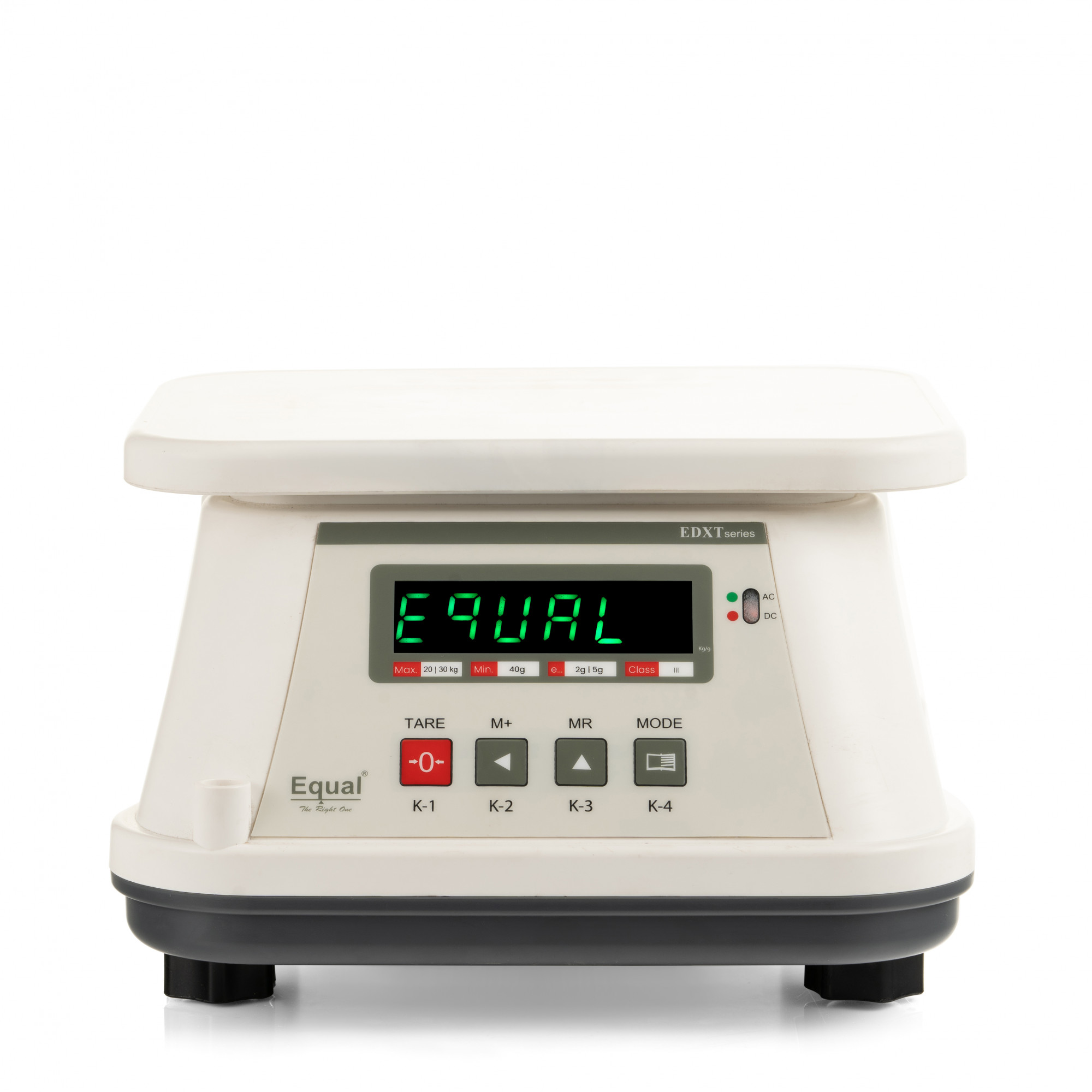 Xxton Table Scale Equal Digital Table Top Scale - 20/30kg Capacity