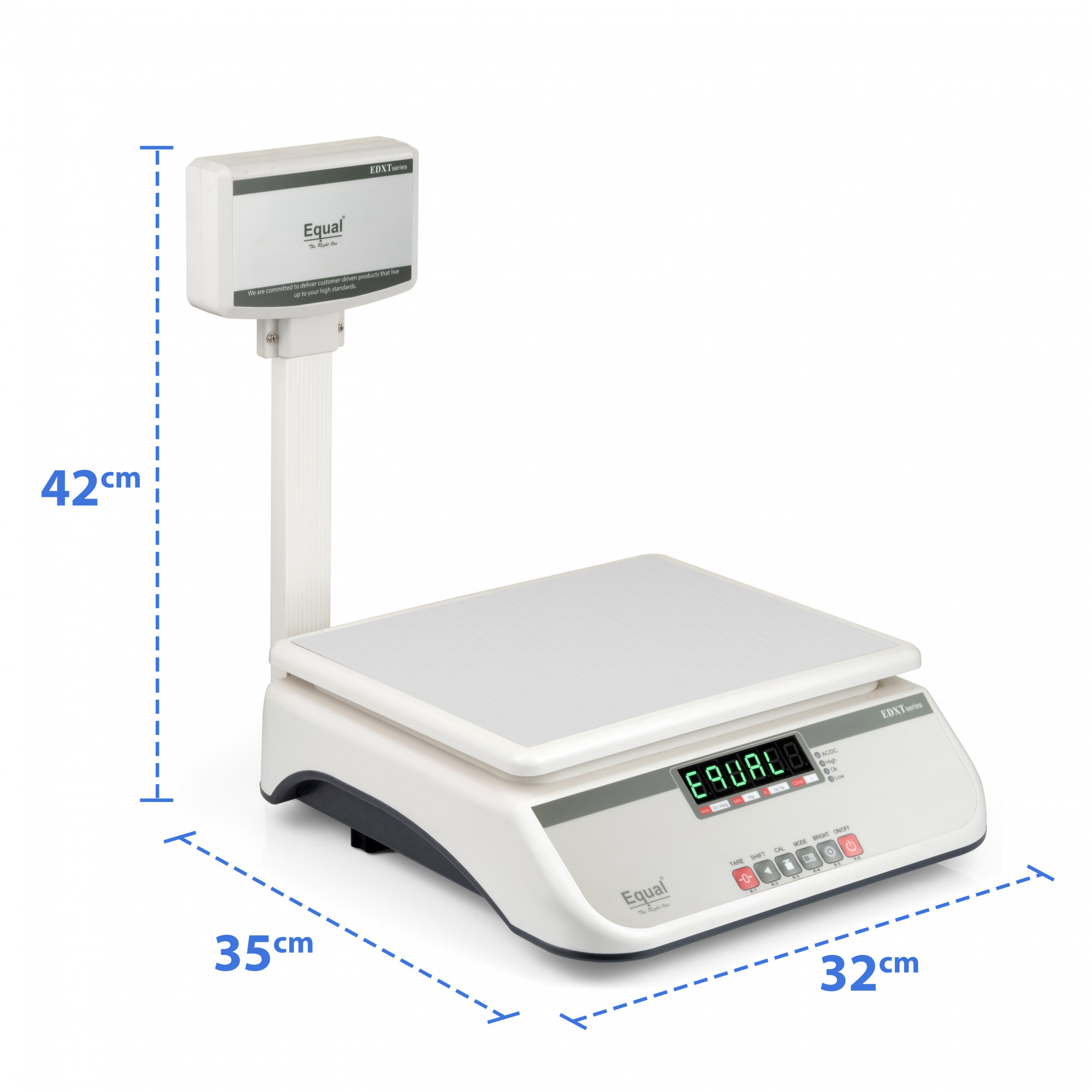 Tabletop Scale Model Equal Digital Table Top Scale - 20/40kg Capacity