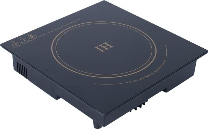 2kW Induction Buffet Warmer  Heavy Duty Built-in Warmer with Control Panel  Crystal Plate  8 Levels  Commercial Kitchen Use  Sqaure Shaped