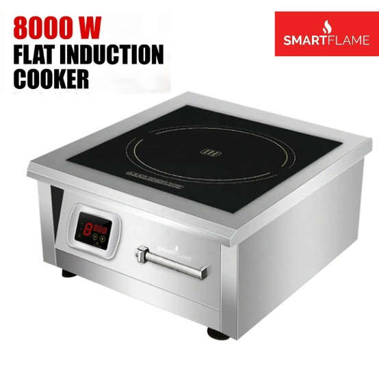 Smartflame 8000W Flat Commercial Induction Cooker
