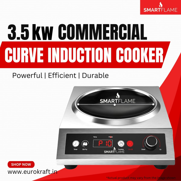 Image of Smartflame 3.5 kW Commercial High Power Curve Induction Cooktop