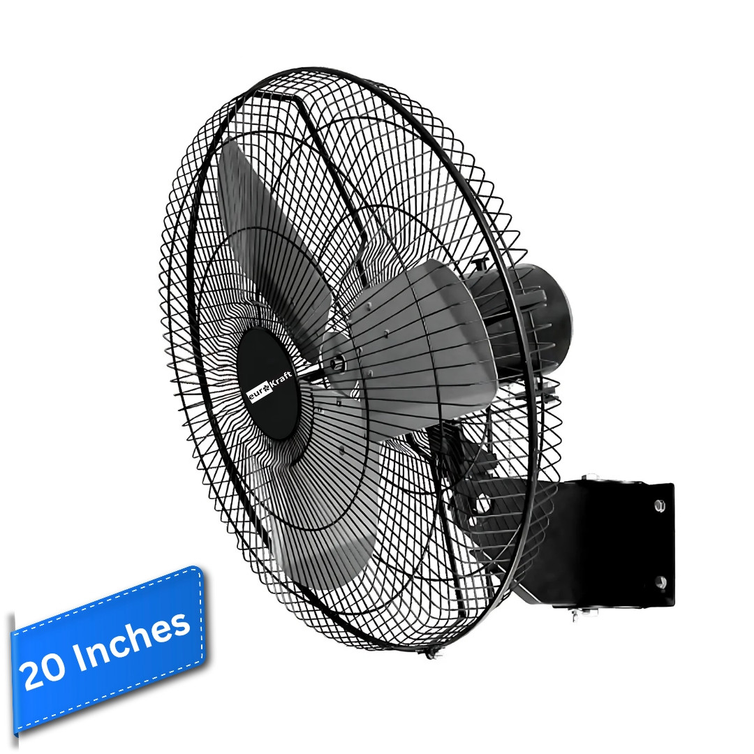 Eurokraft 20 Inch Oscillating Wall Fan