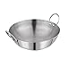 SMARTFLAME 18-Inch Stainless Steel 55 Kg Commercial Kadhai