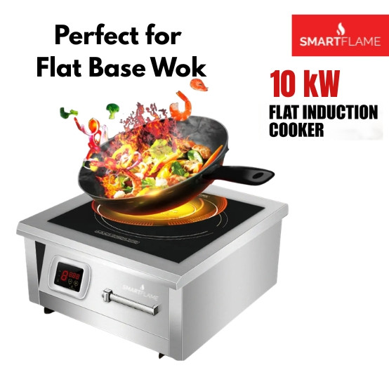 Smartflame 10 kW Flat Commercial Induction Cooker