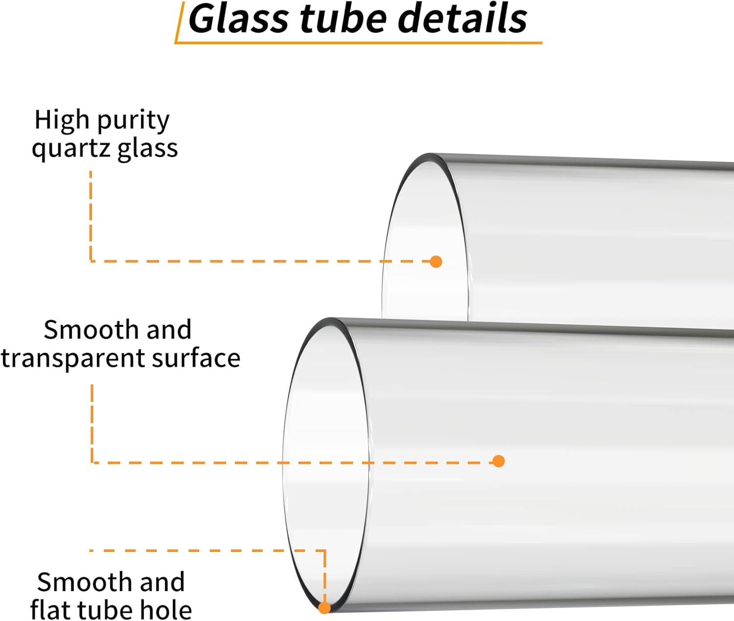 Pyramid Heater Filament Glass Tube Replacement