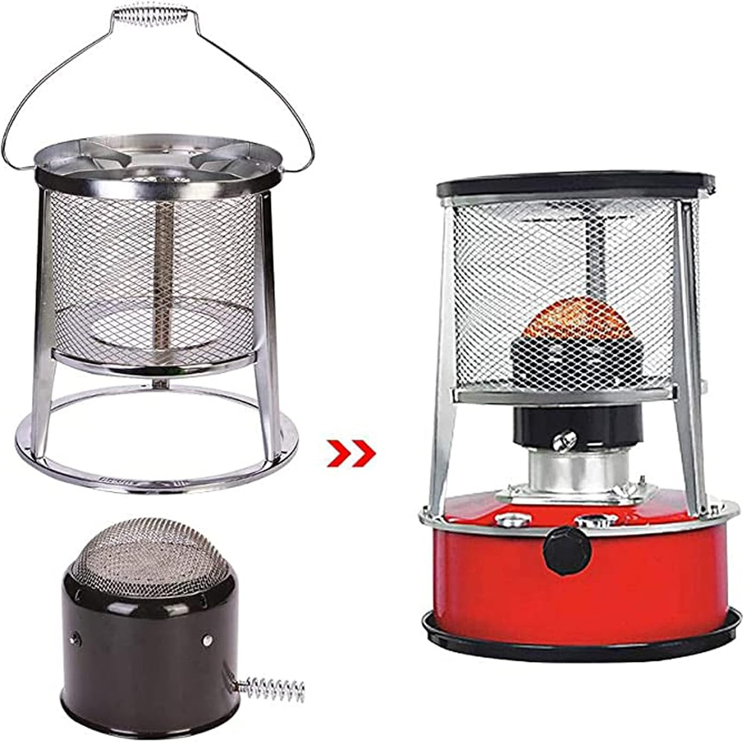 Smartflame Red Portable Kerosene Room Heater KSP-229