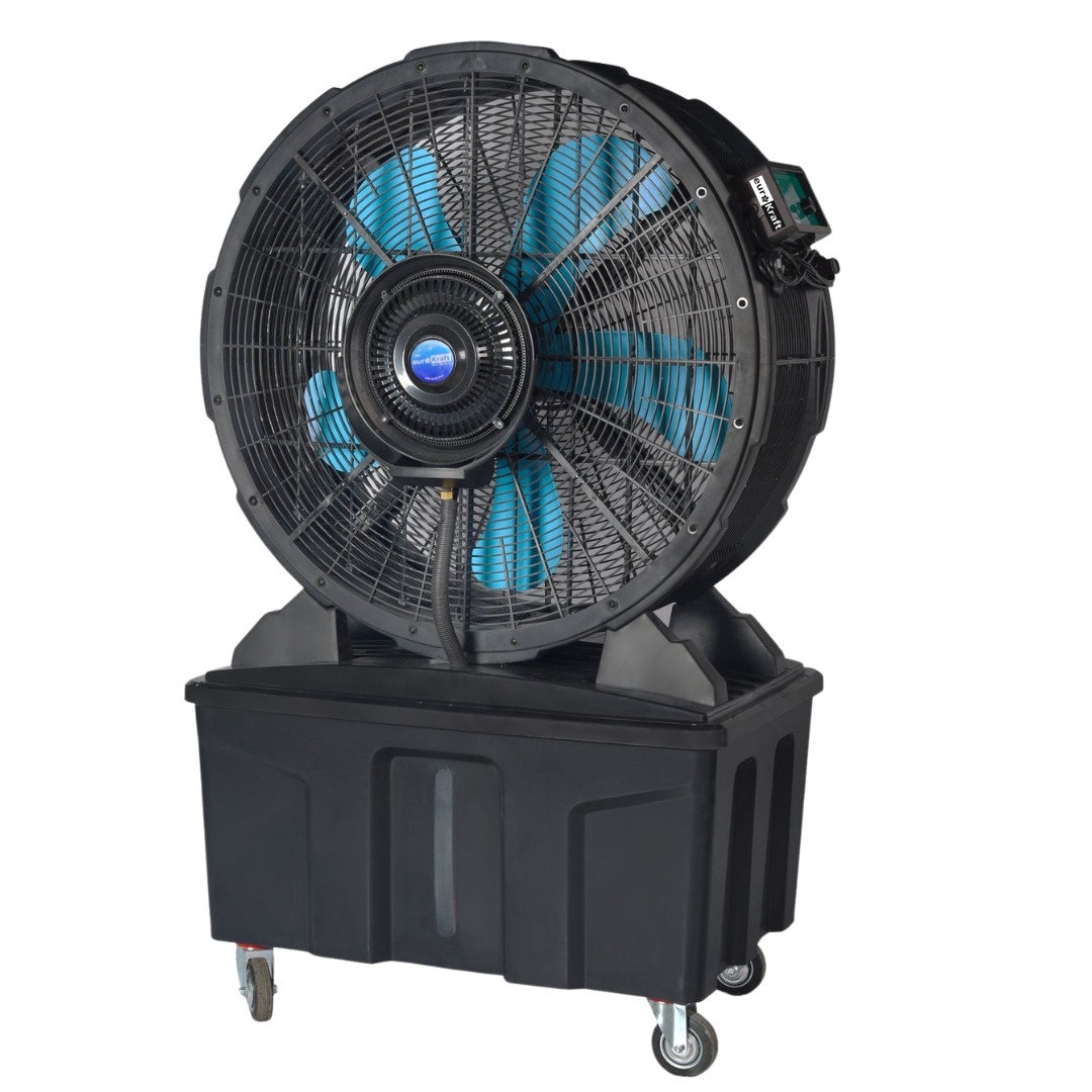 Eurokraft AirBeast BLDC Mist Fan 36 inch Drum Fan Gym Fan Floor Fan