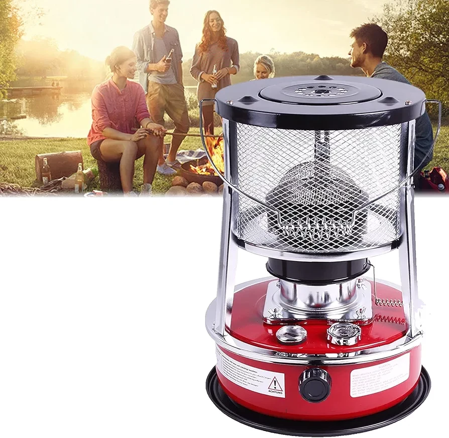 Tonysun Red Kerosene Heater 5litre Tank Capacity 9200BTU 2300 KCal 025LHr Kerosene Heater Portable