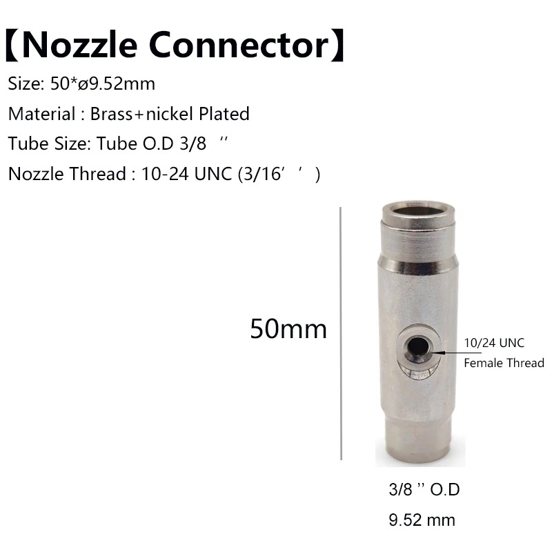Slip-lock Connector Single Hole Nozzle Connector