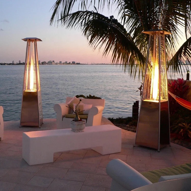 SMARTFLAME Pyramid Dancing Flame Patio Garden Heater