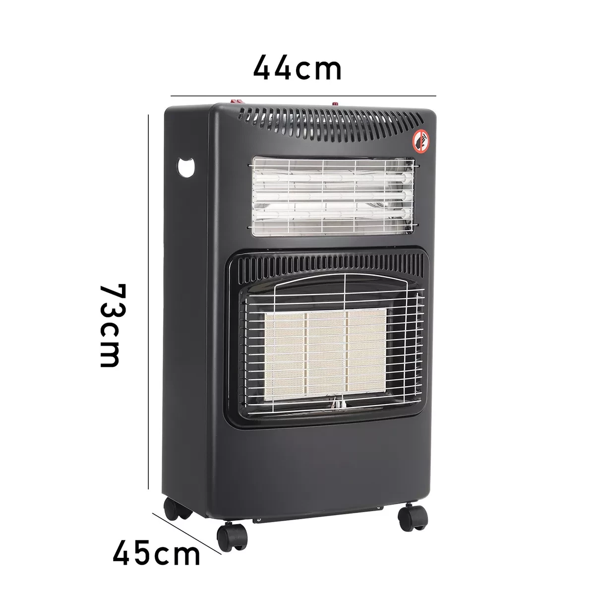 SMARTFLAME 2 in 1 Ceramic Cabinet Gas Room Heater