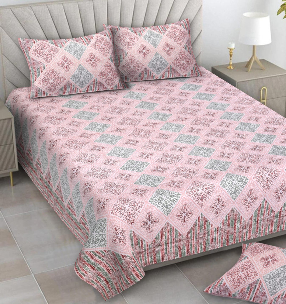 Image of Alexa Pure Cotton Double Bedsheet