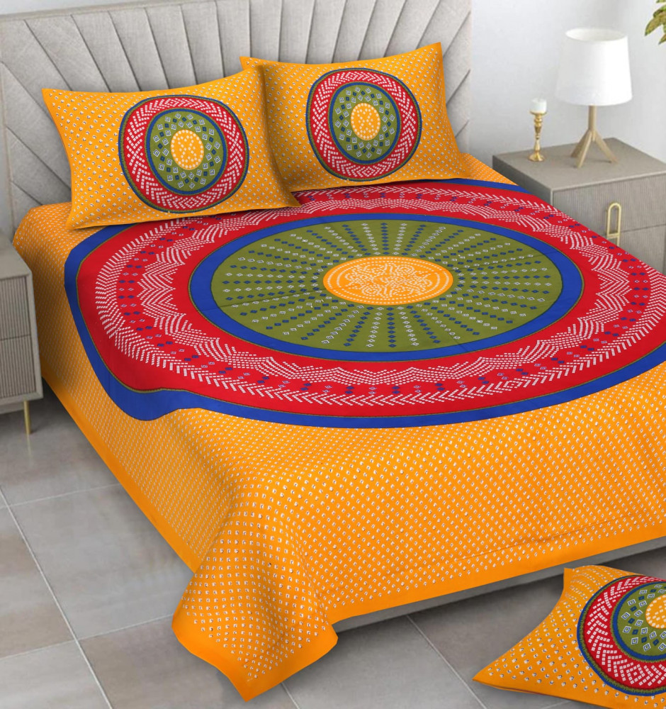 Image of Alexa Pure Cotton Double Bedsheet