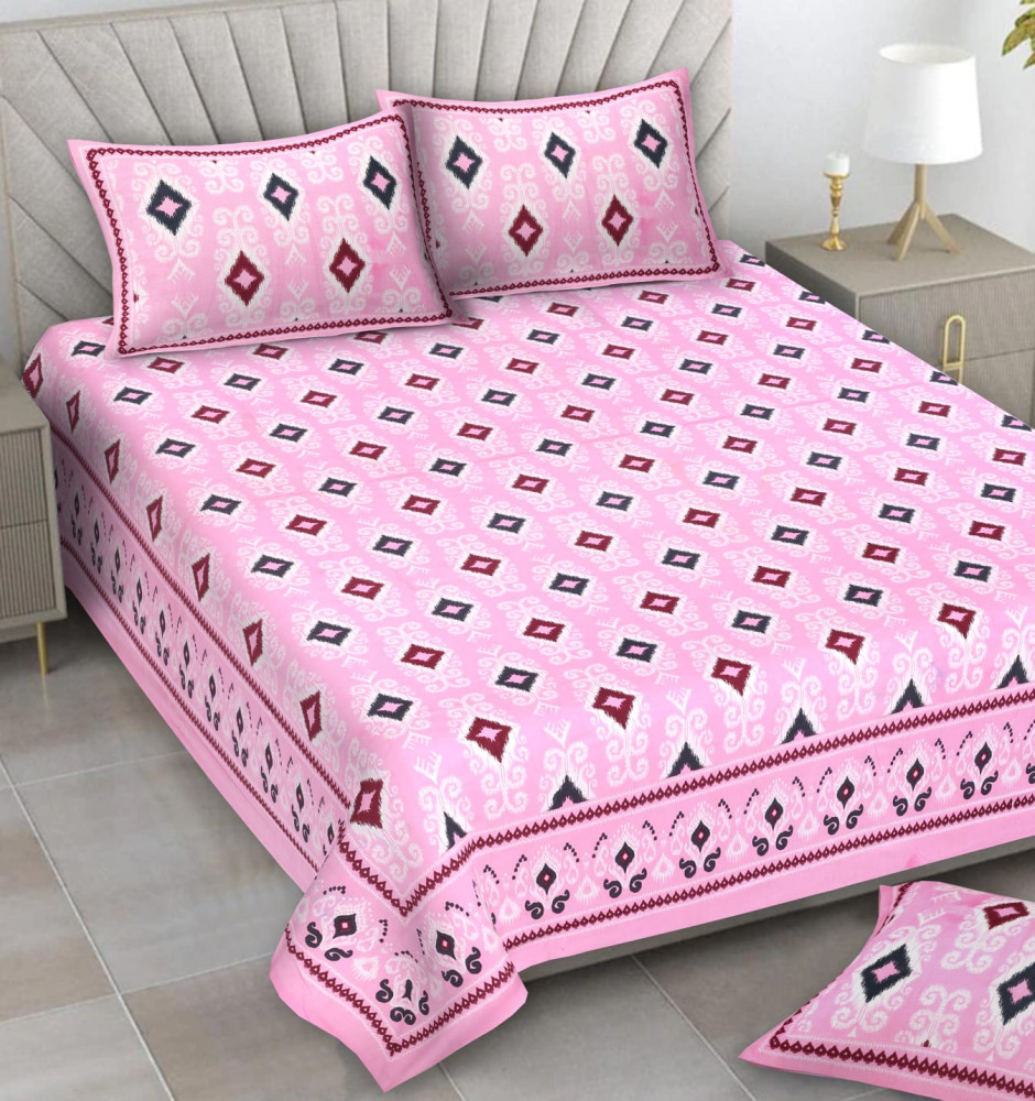 Image of Alexa Pure Cotton Double Bedsheet