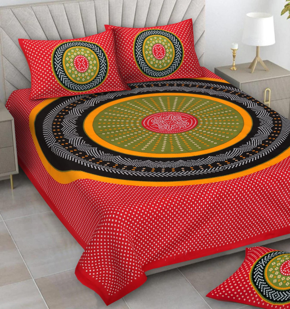 Image of Alexa Pure Cotton Double Bedsheet