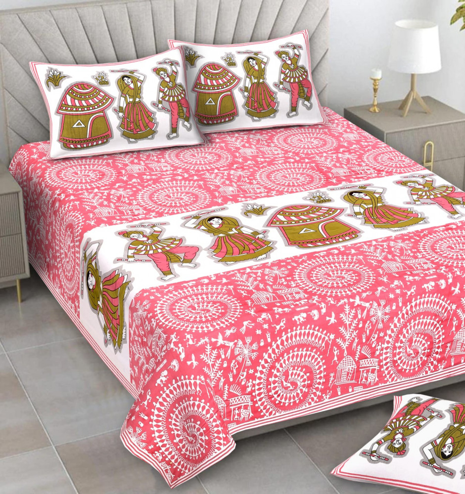 Image of Alexa Pure Cotton Double Bedsheet