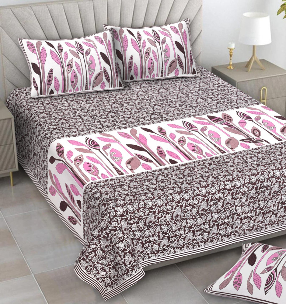 Image of Alexa Pure Cotton Double Bedsheet