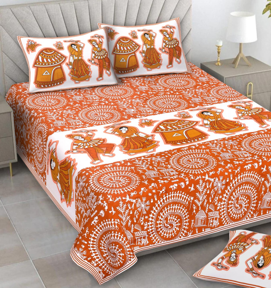 Image of Alexa Pure Cotton Double Bedsheet