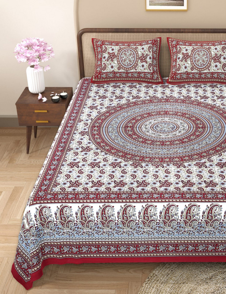 Image of Alexa Pure Cotton Double Bedsheet