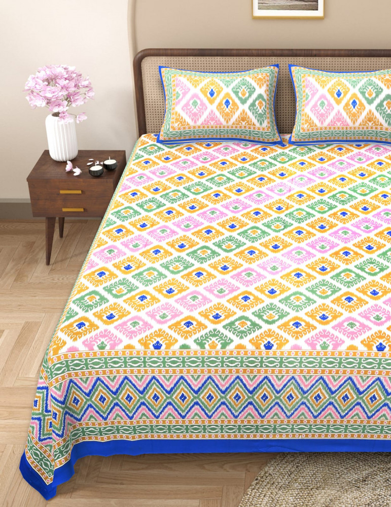 Image of Alexa Pure Cotton Double Bedsheet