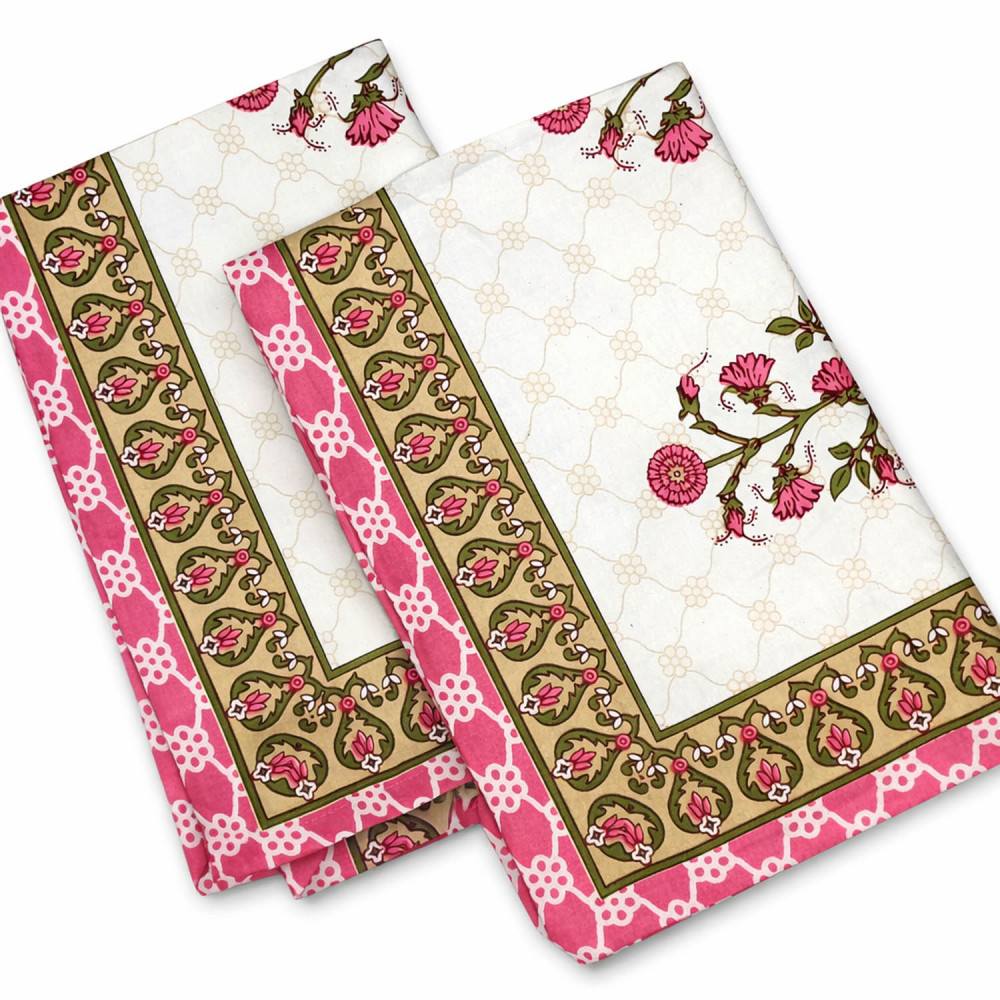 Image of Dream Pillow Cover – 17 x 27 Inch | Double Stitching | Chain Pillow (Pair Pack)