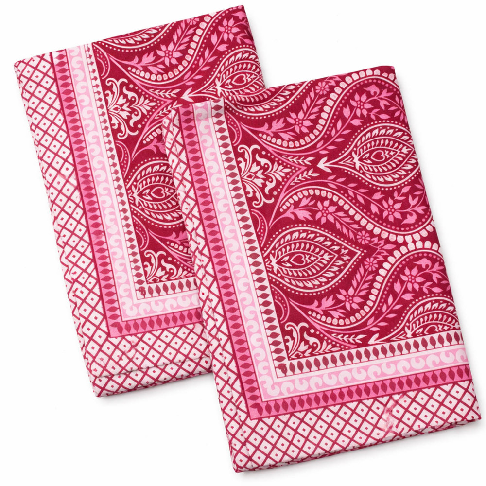 Image of Dream Pillow Cover – 17 x 27 Inch | Double Stitching | Chain Pillow (Pair Pack)