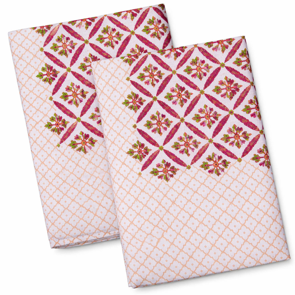 Image of Dream Pillow Cover – 17 x 27 Inch | Double Stitching | Chain Pillow (Pair Pack)