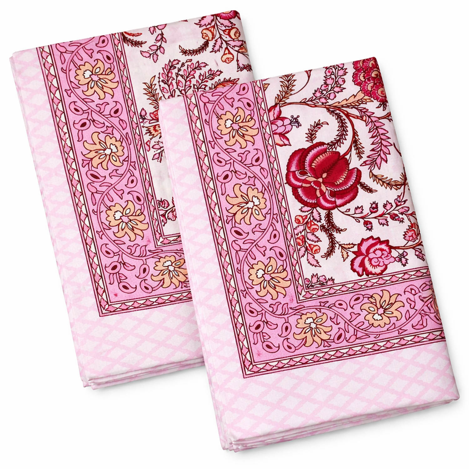 Dream Pillow Cover 17 x 27 Inch Double Stitching Chain Pillow Pair Pack