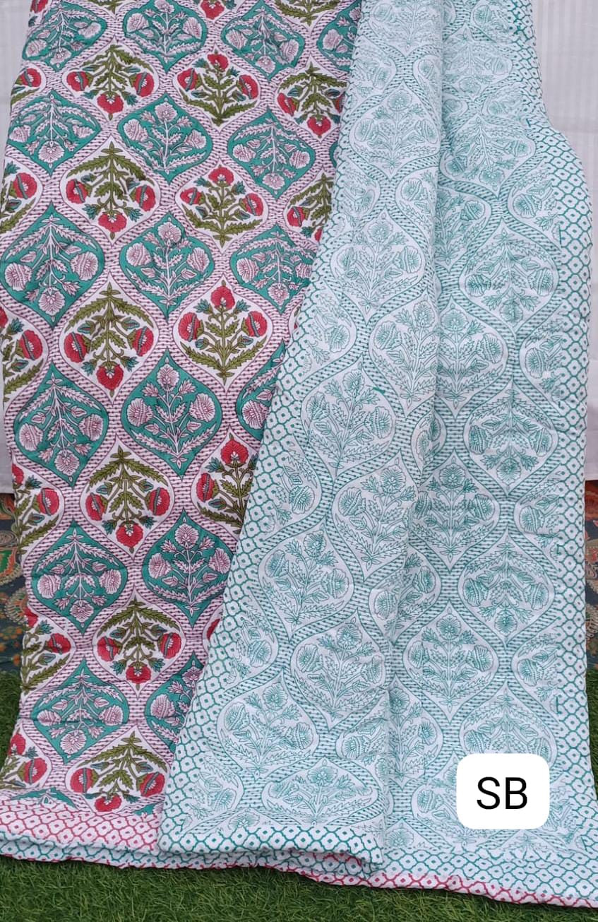 Malmal Single Bed Razai